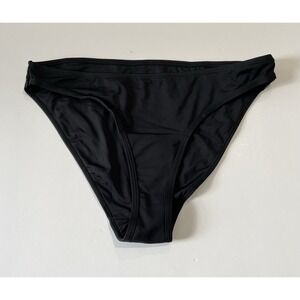 Kt By Knix Teens Shallow End Bikini Bottom‎ Juniors Size L Black NWT